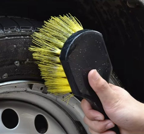 WH-12 Yellow Hard bristles Tire Brush