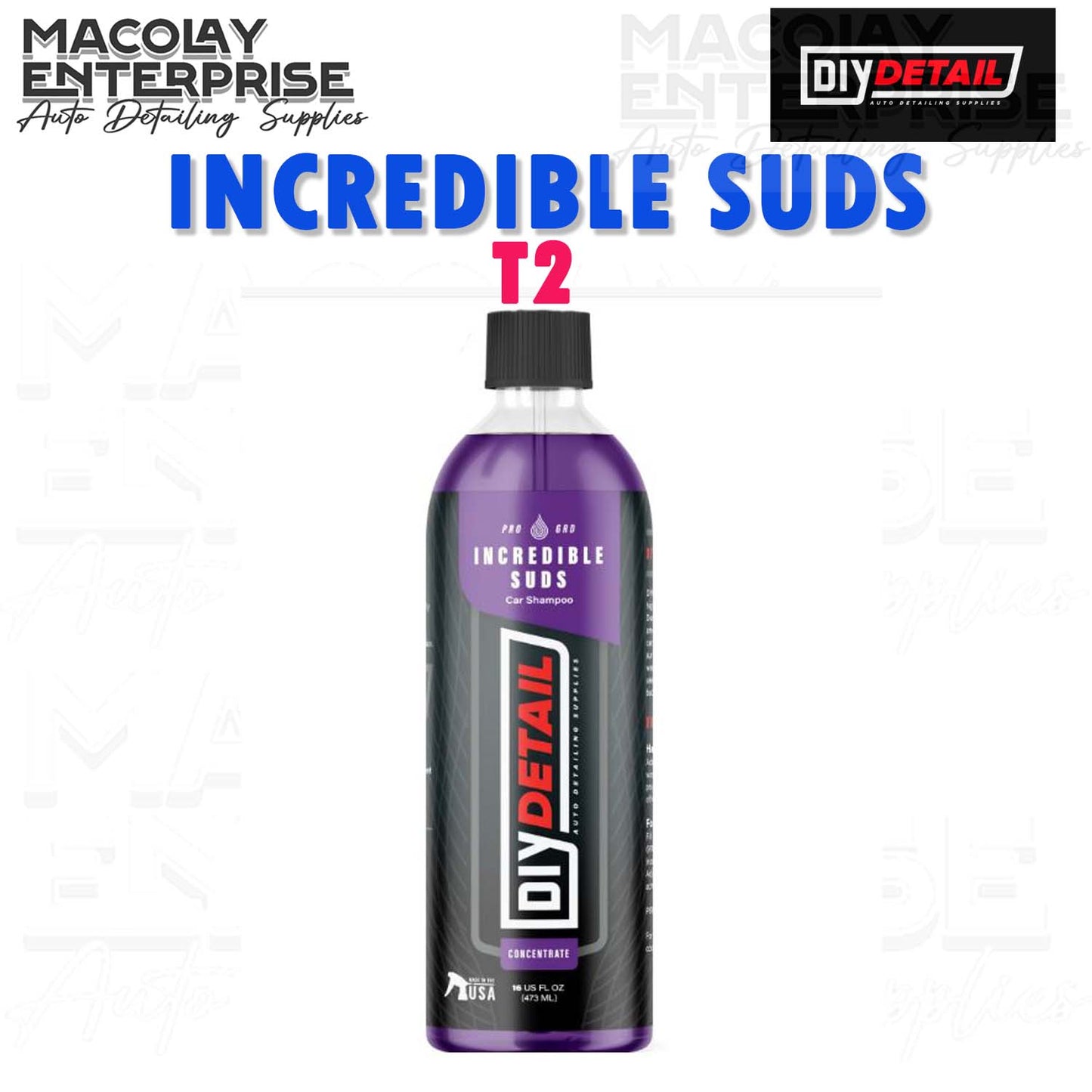 DIY Detail Incredible Suds T1 or T2