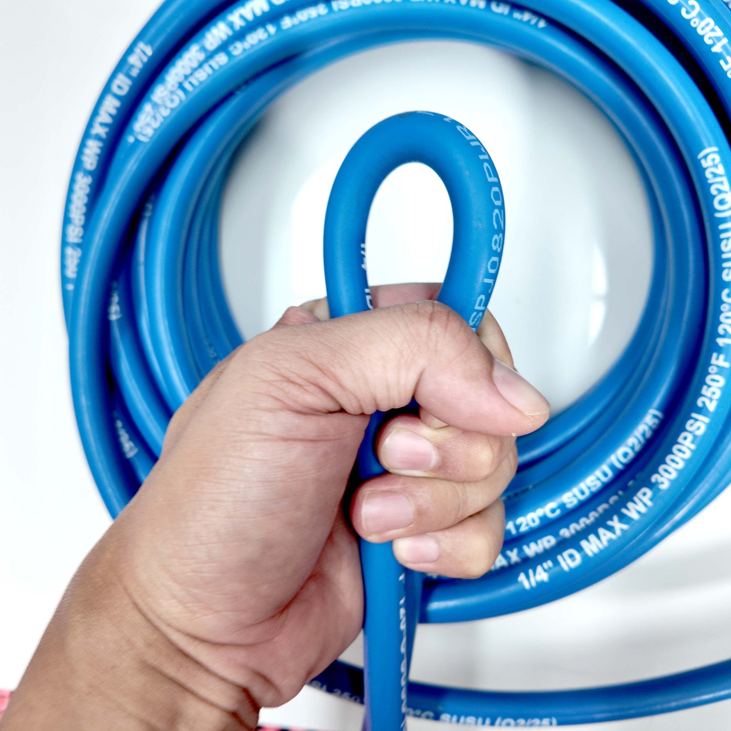 PA-013 Kink Free 1/4 Steel Braided High Pressure Hose fits M22-14 and M22-15