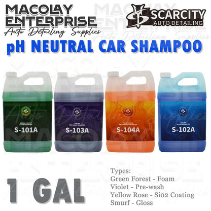 SCARCITY pH neutral Car Shampoo 1 gallon/4L