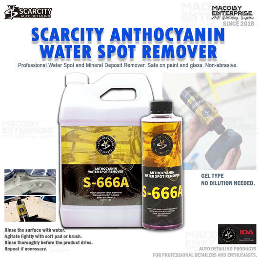 Scarcity Anthocyanin Car Water Spot Remover 500ml or 4L