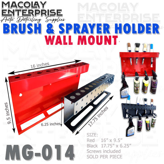 MG-014 Detailing Brush and Sprayer Steel Holder Red or Black